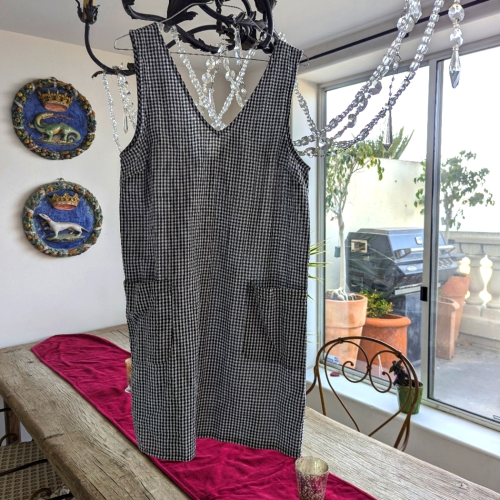 Gingham Shift Dress